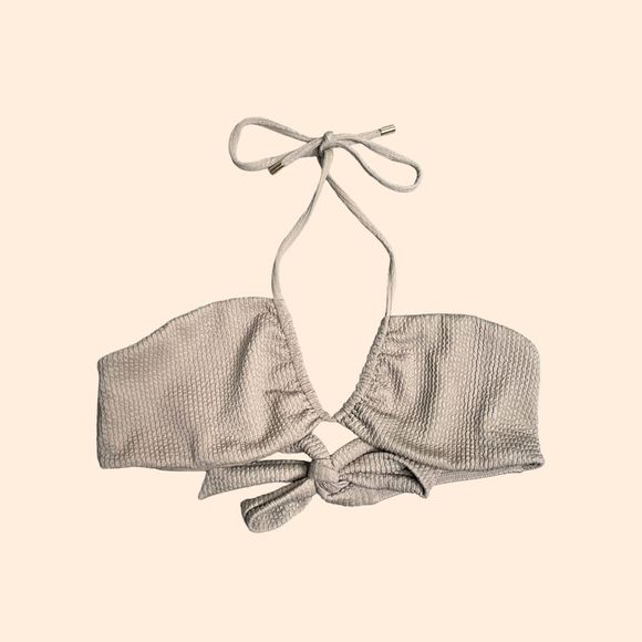 Monday Swimwear Copacabana Oat Crinkle Top - Picture 2 of 4